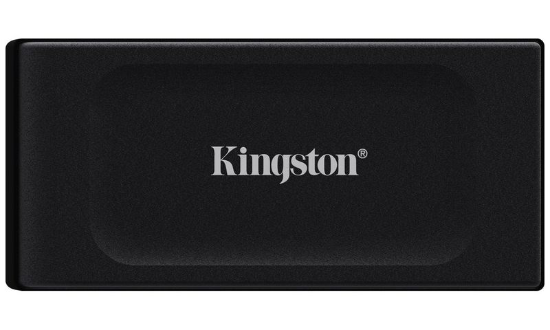Kingston XS1000/2TB/SSD/Externý/Čierna/5R SSD disk, externý, 2TB, USB-C 3.2 Gen2×2, čierna