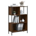 vidaXL Knižnica hnedý dub 72x28x109 cm kompozitné drevo