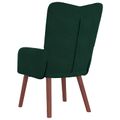 vidaXL kreslo Tmavozelená 63 x 67 x 94 cm Zamat