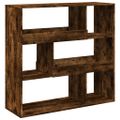 vidaXL Deliaca stena dymový dub 100x33x94,5 cm kompozitné drevo