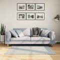 vidaXL Koberec HUARTE s krátkym vlasom umývateľný modrý 120x120 cm