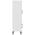 vidaXL Vysoká skrinka biela 70x31x115 cm spracované drevo