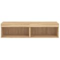 vidaXL TV skrinky s LED svetlami 2 ks dub sonoma 60x30x30 cm