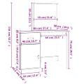 vidaXL Toaletný stolík čierny 95x50x134 cm masívne borovicové drevo