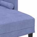 vidaXL Sada pohoviek 2 ks Modrá džínovina Polyester