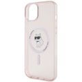 Puzdro Karl Lagerfeld pre iPhone 15 Plus 6,7" KLHMP15MHFCCNOP ružové HC Magsafe IML C