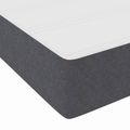 vidaXL Rám postele s matracmi Tmavo šedá 120 x 200 cm látka
