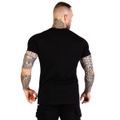 Tričko Fitted TRN Black - GymBeam, veľkosť XXXL, veľkosť oblečenia XXXL