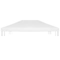 vidaXL Strieška na altánok 270 g/m², 4x3 m, biela