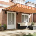 vidaXL Rám markízy Viacfarebný 500 × 300 cm Polyester s PU povrchom