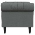 vidaXL Pohovka Tmavo šedá 78,5 x 74,5 x 74,5 cm Polyester