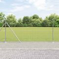 vidaXL Zvarené drôtené pletivo s betónovým základom 25 x 1,2 m