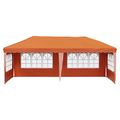 vidaXL Prístrešok na párty 575 x 289 x 245 cm Oranžová