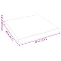 vidaXL Nástenná polica 40x40x(2-4) cm neošetrený dubový masív
