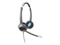 Cisco 522 Wired Dual - Náhlavní souprava - náhlavní - kabelové - 3.5 mm jack - repasováno