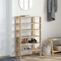 vidaXL Regál na topánky dub sonoma 61x32x105 cm spracované drevo