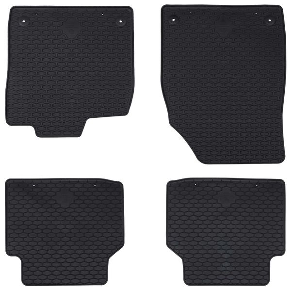 vidaXL Autokoberec 4 pcs Čierna vhodné pre Audi Q4 etron 2022- Guma