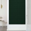 vidaXL Nástenné panely 12 ks tmavozelené 60x30 cm zamat 2,16 m²