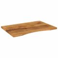 vidaXL Stolová doska so zakrivením 90x60x2,5 cm surový mangový masív