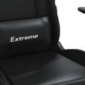 vidaXL Herná stolička čierna umelá koža