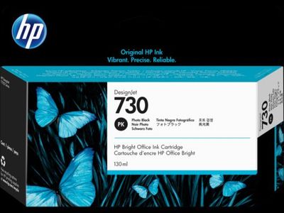 HP 730 130-ml Photo Black Ink Crtg