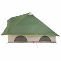 vidaXL Tipi stan 8-miestny Zelená taft