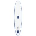 vidaXL Nafukovací Stand up paddleboard s plachtou, modro biely