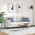vidaXL Vankúše na pohovku 2 pcs Modrá 60 x 40 cm Kordúrová tkanina