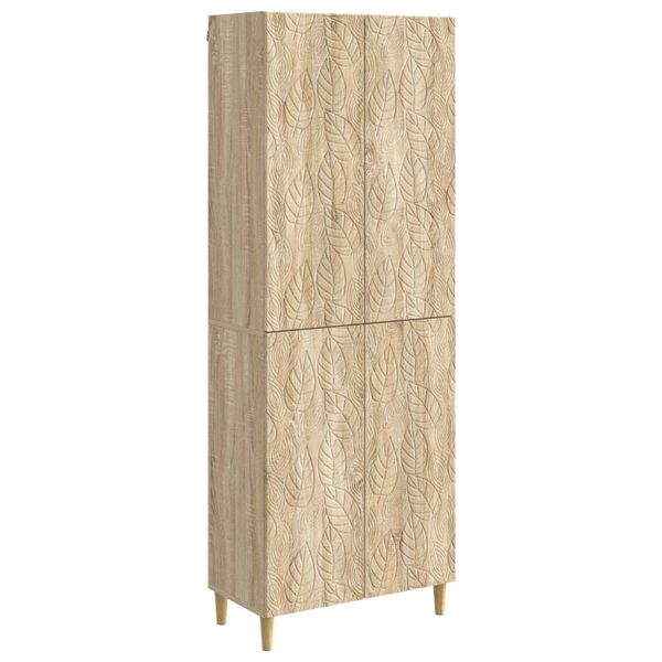 vidaXL Sada skríň 2 pcs Dub sonoma Kompozitné drevo