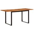 vidaXL Jedálenský stôl 160x80x75 cm, akáciový masív