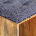 vidaXL Lavička do chodby 100x35x47 cm masívne mangovníkové drevo