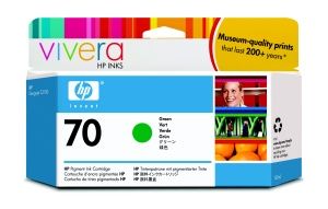 HP no 70 zelená atramentová kazeta, C9457A