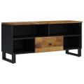 vidaXL TV skrinka 100x33x46 cm masívny mangovník a spracované drevo