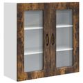 vidaXL Dvierka na umývačku Kalmar Dymová dub 80 x 31 x 80 cm