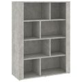 vidaXL Komoda betónovo sivá 80x30x106 cm spracované drevo
