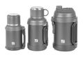 Termoska G21 nerezová 1200 ml, čierno-sivá