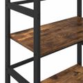 vidaXL Regál na knihy 2 úrovní 60 x 29,5 x 81 cm Kompozitné drevo