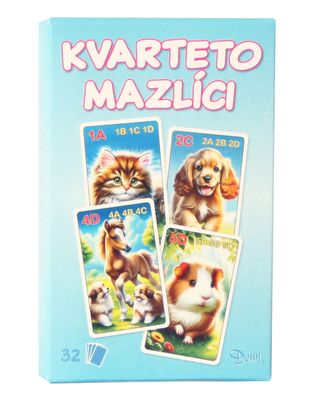 Karty Kvarteto zvierací miláčikovia