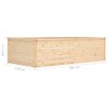 vidaXL Vyvýšený záhradný záhon 300x150x80,5 cm, borovicové drevo 19 mm