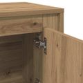 vidaXL TV skrinka 102 x 35 x 45 cm Remeselný dub Kompozitné drevo