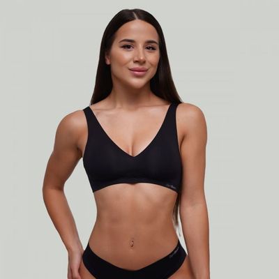 Bezšvová podprsenka Black - GymBeam, veľkosť XS