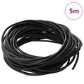 vidaXL Kožená šnúrka 1 Tmavohnedá Ø2,5 mm x 5 m Koža