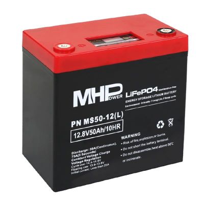 Batéria LiFePO4 12,8V 50Ah MHPower MS50-12(L) LC5-M8