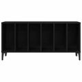 vidaXL Skrinka na gramofónové platne Čierny dub 100 x 38 x 48 cm