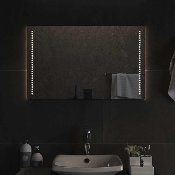 vidaXL LED kúpeľňové zrkadlo 80x50 cm