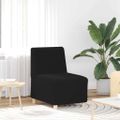 vidaXL Bezrúčková modulárna sofa jednotka 2 ks Čierna