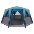 vidaXL Stan pre 6 osôb so strechou Modrá 425 x 396 x 222 cm