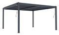 Bioklimatická pergola G21 Austin Premium 4x4 m, antracitová hliníková