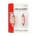 LED CANBUS 4014 16SMD Festoon C5W C10W C3W 39 mm White 12V/24V