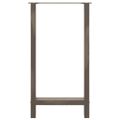 vidaXL Nohy barového stola, prírodná oceľ, 2 ks, 50 x (90-91) cm, oceľ
